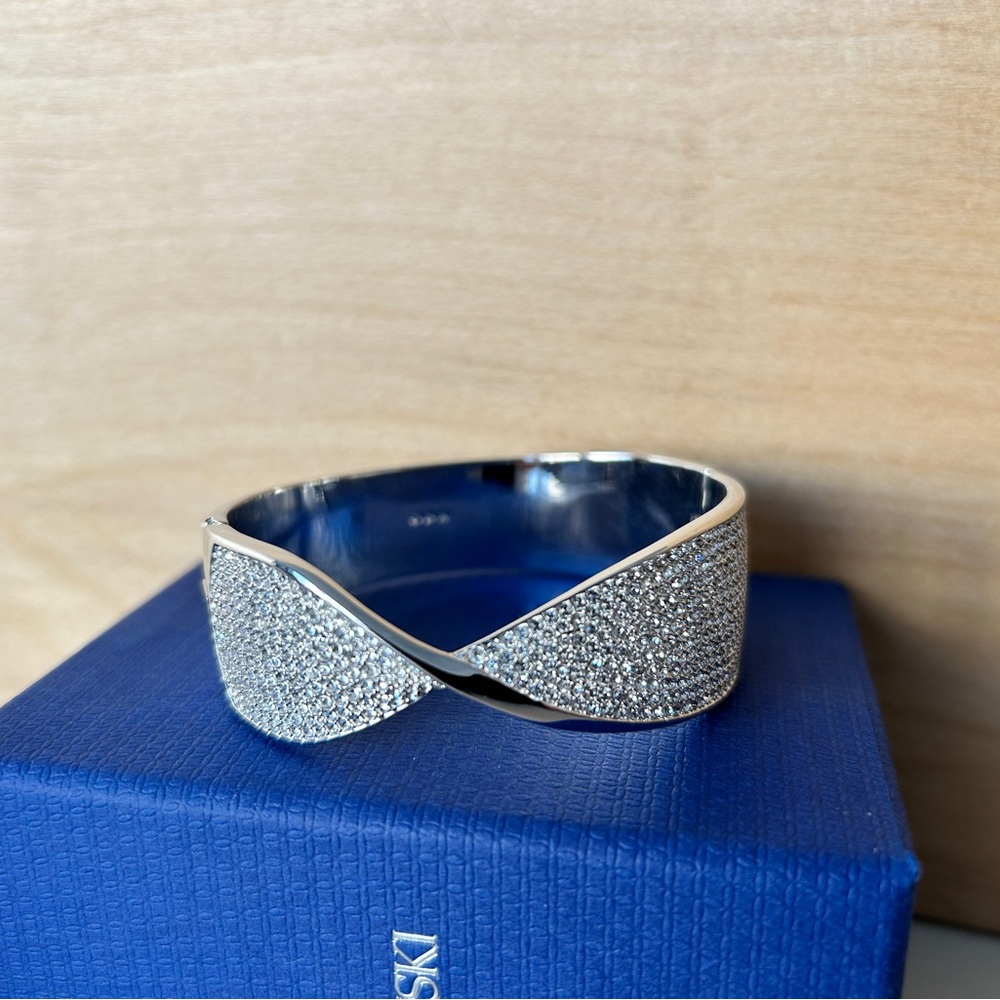 Swarovski Freedom Crystal Bangle Bracelet - Medium Size
